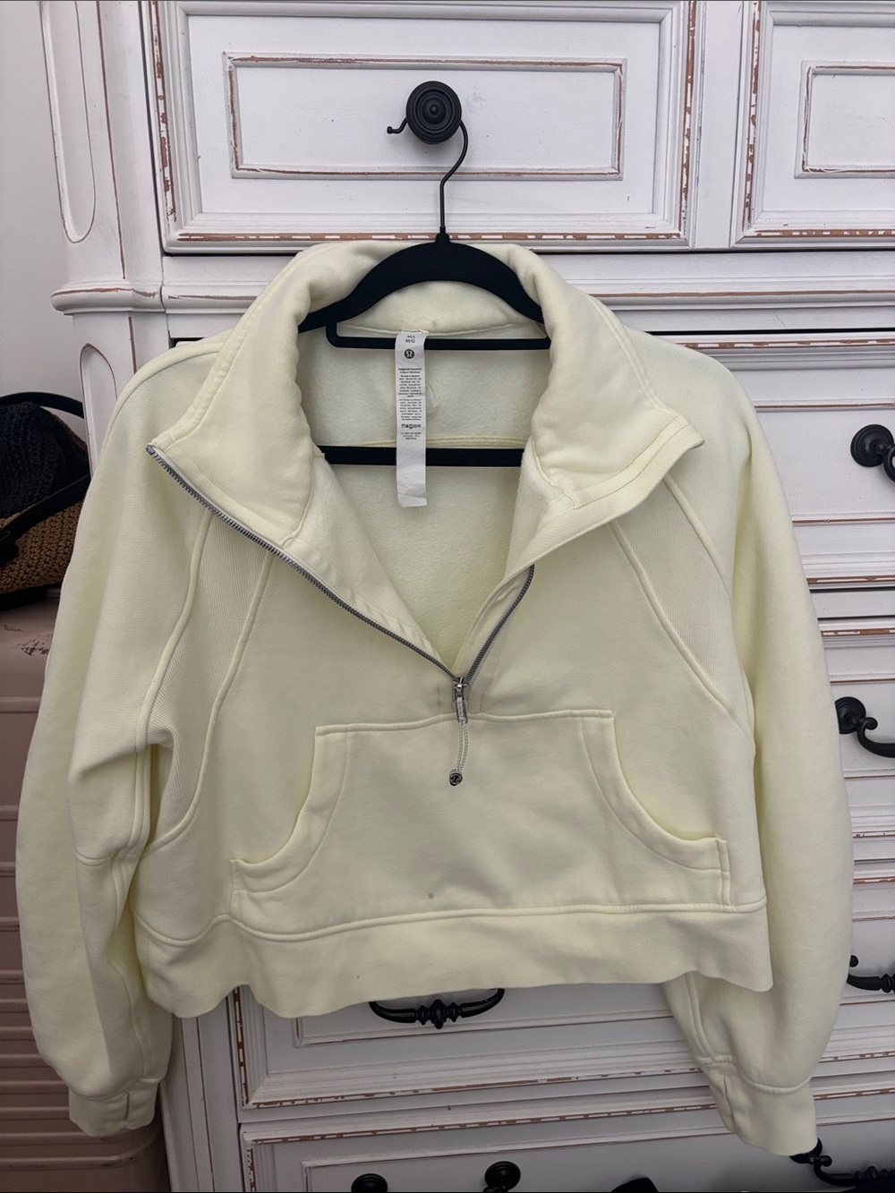 Lululemon Scuba Oversized Funnel Neck Half Zip Sweatshirt in Sundance